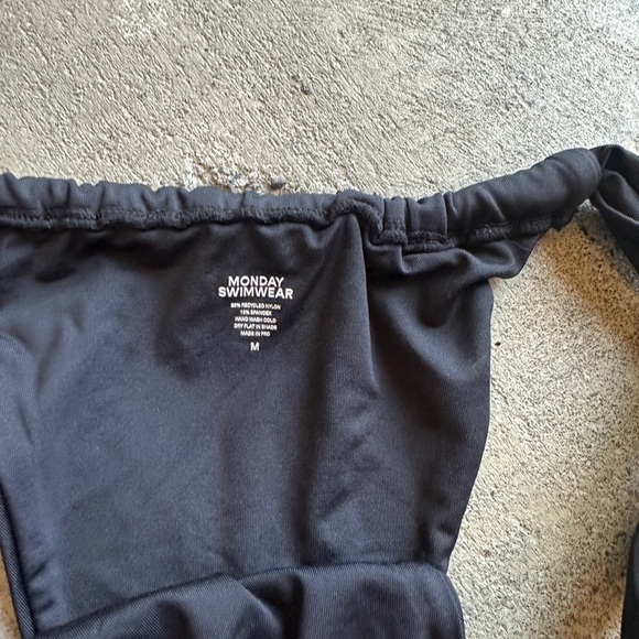 Monday Swimwear Malta Black Bikini Bottom - Picture 3 of 4